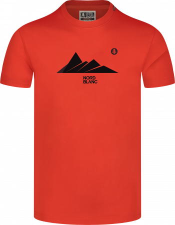 Tricouri - Tricou barbati NORDBLANC ORIGAMI Orange Ink