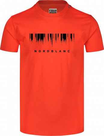 Tricouri - Tricou barbati NORDBLANC TREECODE Orange Ink