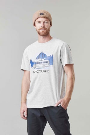 Tricouri drumetie - Tricou barbati Picture Coastlife tee - Grey Melange