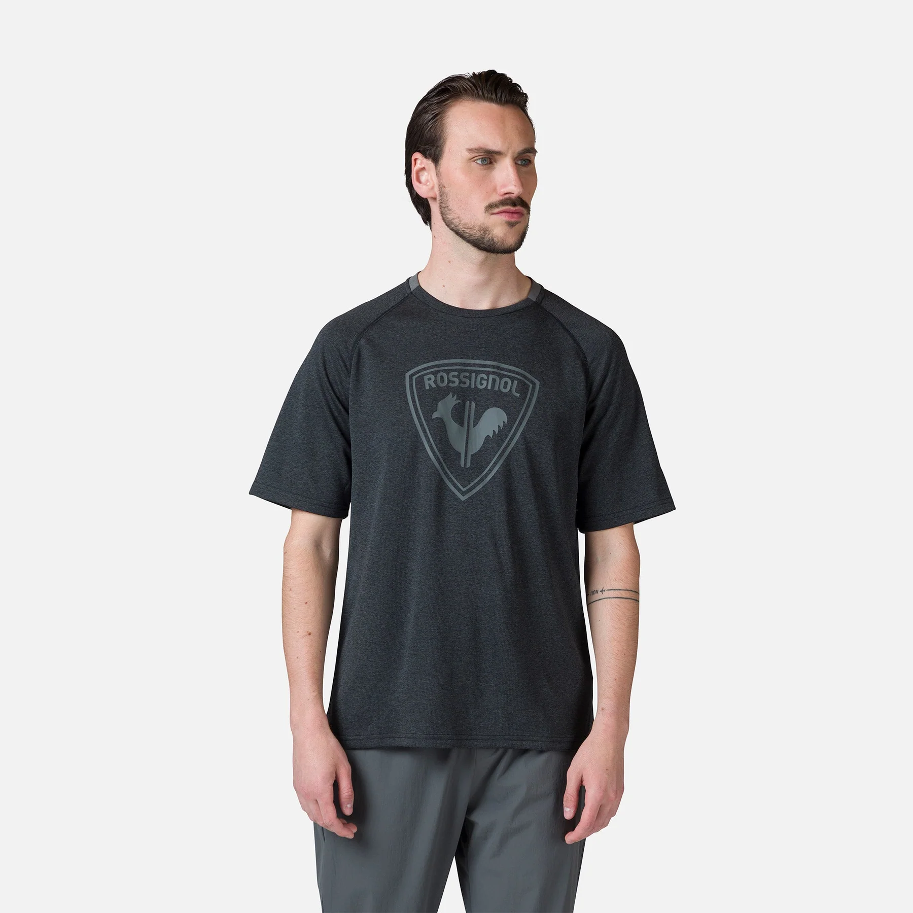 Tricouri - Tricou barbati Rossignol BIG PRINT - Black