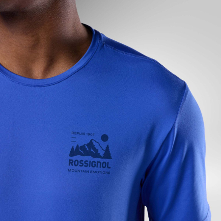 Tricou barbati Rossignol GRAPHIC ACTIVE - Dazzle Blue [3]