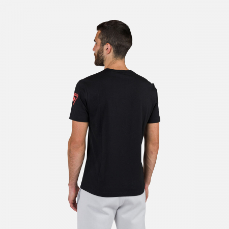 Tricou barbati Rossignol NEW HERO GRAPHIC Black [1]