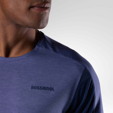 Tricou barbati Rossignol HIKING - True Night Blue Htr [3]