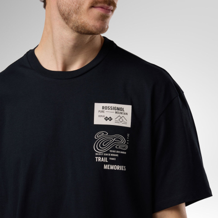 Tricou barbati Rossignol M GRAPHIC WATERFALL - Black [4]