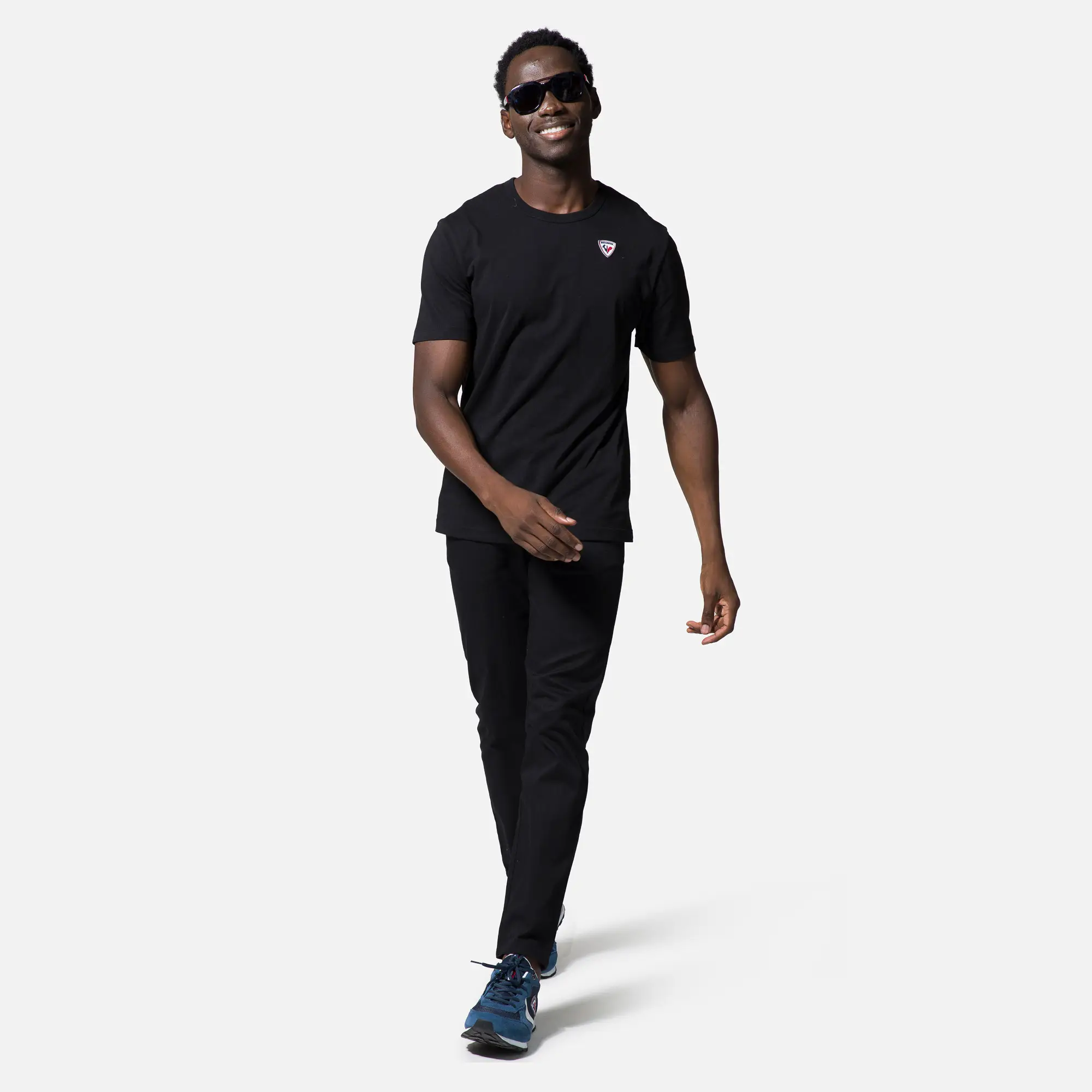 Tricou barbati Rossignol LOGO PLAIN Black [2]