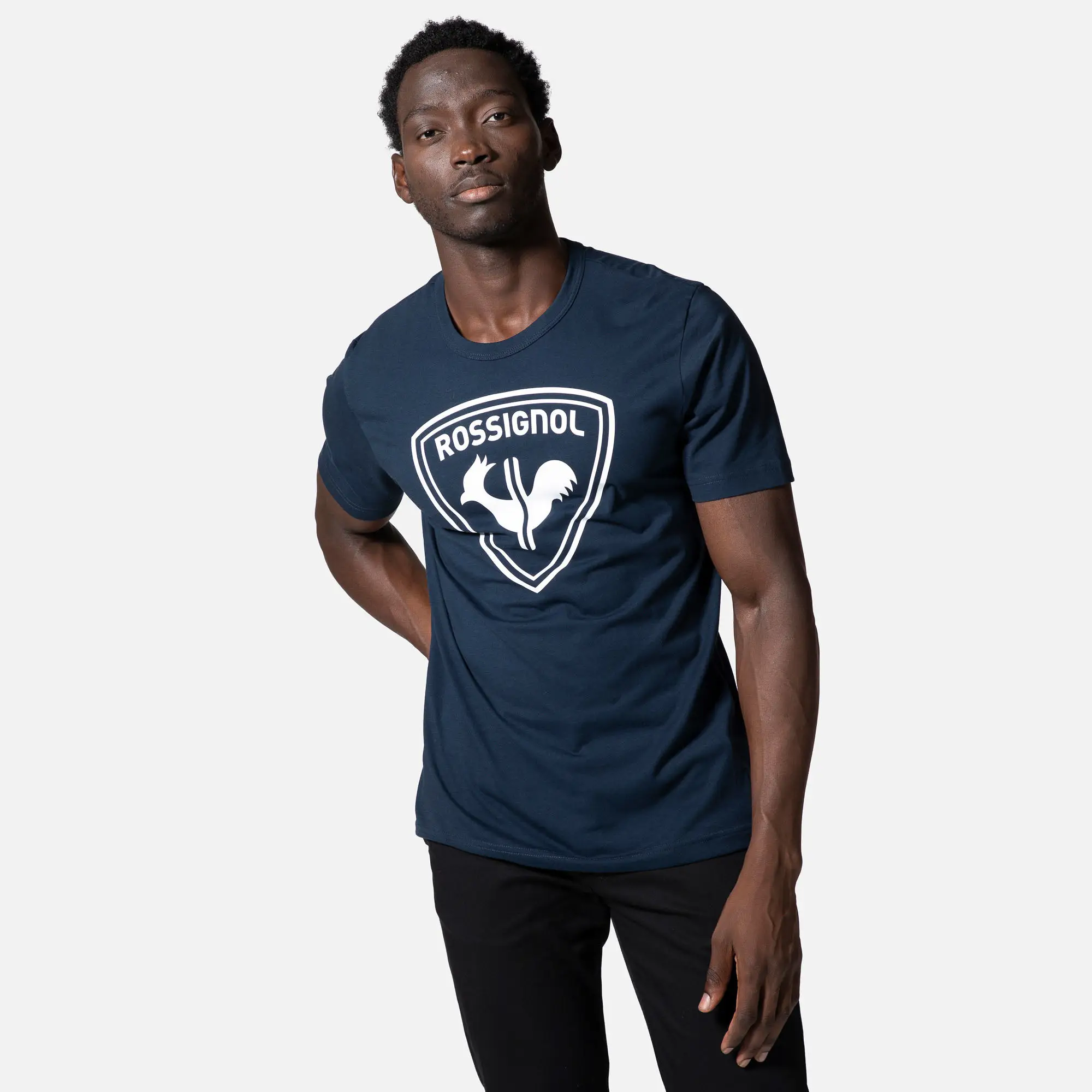 Barbati - Tricou barbati Rossignol LOGO ROSSI Dark navy