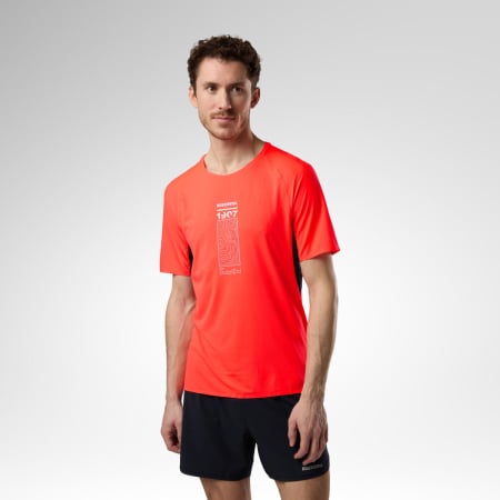 Tricouri - Tricou barbati Rossignol M SAPA ULTRA - Neon Red