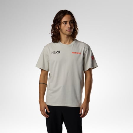 Tricouri - Tricou barbati Rossignol M HERO tee Light grey
