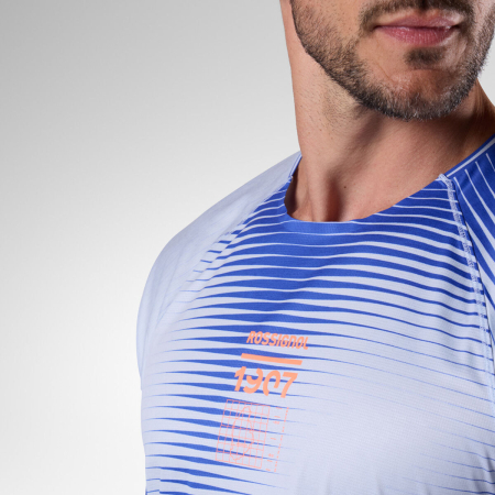 Tricou barbati Rossignol M SAPA ULTRA - Dazzle Blue Line Fogg [6]