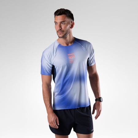 Tricouri - Tricou barbati Rossignol M SAPA ULTRA - Dazzle Blue Line Fogg