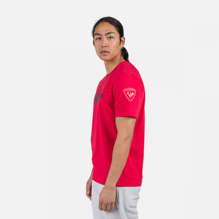 Tricou barbati Rossignol NEW HERO GRAPHIC Sports red [3]