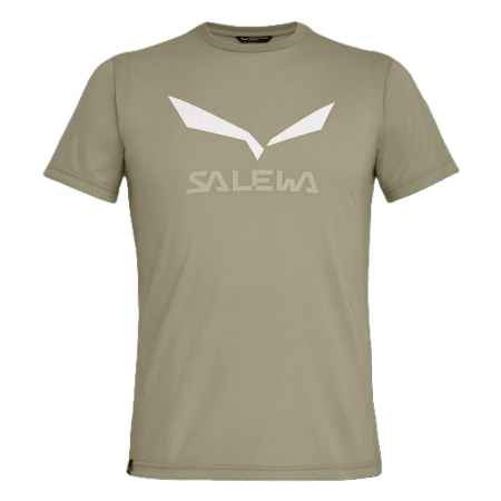 Tricouri - Tricou barbati Salewa SOLIDLOGO DRI-RELEASE Bej