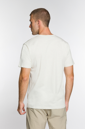 Tricou barbati Trangoworld SAMOA White Onyx [1]