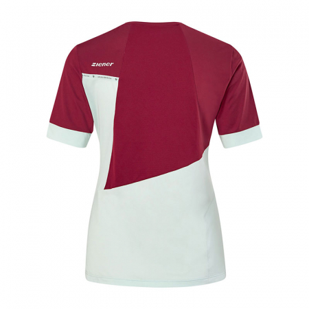 Tricou bike dama Ziener NEVINA Sangria red [1]