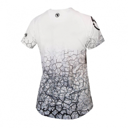 Tricou ciclism femei Endura SINGLE TRACK PRINT T LTD White [1]