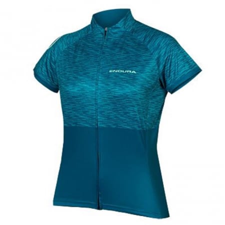 Tricouri ciclism - Tricou ciclism femei Endura HUMMVEE RAY SS JSY LTD II Blue