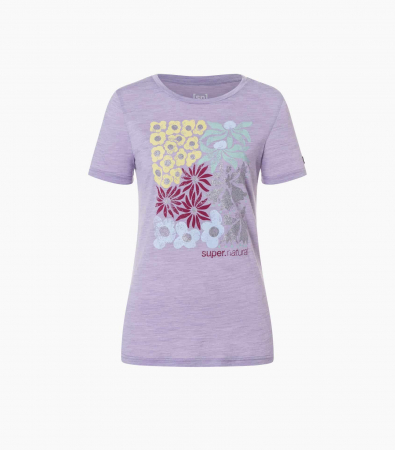 Tricou dama cu merino SN-SUPERNATURAL - W MAT IS - Candy Melange/Various [1]