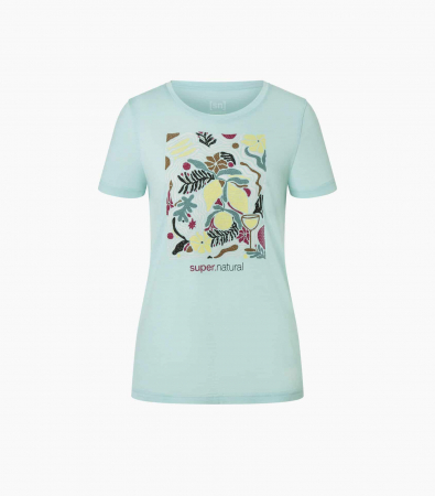 Tricou dama merino SN-SUPERNATURAL - W DOLCE VITA - Icy Ice/Various [2]