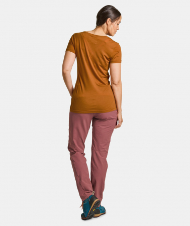 Tricou dama Ortovox 120 COOL TEC LEAF LOGO TS - sly fox [4]