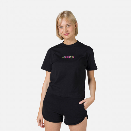 Femei - Tricou dama Rossignol W EMBROIDERY - Black