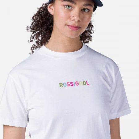Tricou dama Rossignol W EMBROIDERY - White [4]