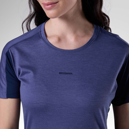 Tricou dama Rossignol W HIKING - True Night Blue Htr [1]