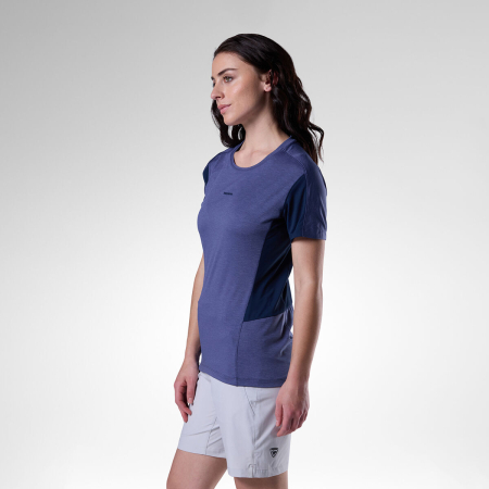 Tricou dama Rossignol W HIKING - True Night Blue Htr [3]