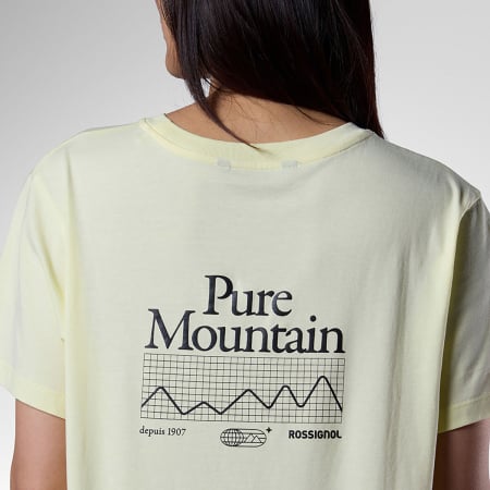 Femei - Tricou dama Rossignol W GRAPHIC WATERFALL - Wax Yellow