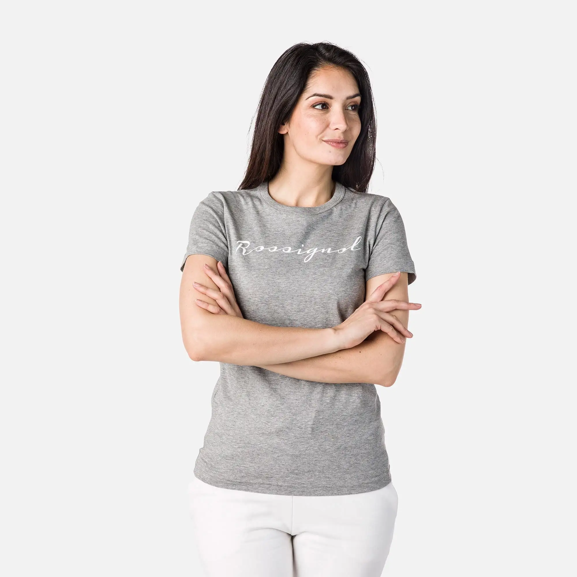 Femei - Tricou dama Rossignol W LOGO ROSSI TEE Heather grey