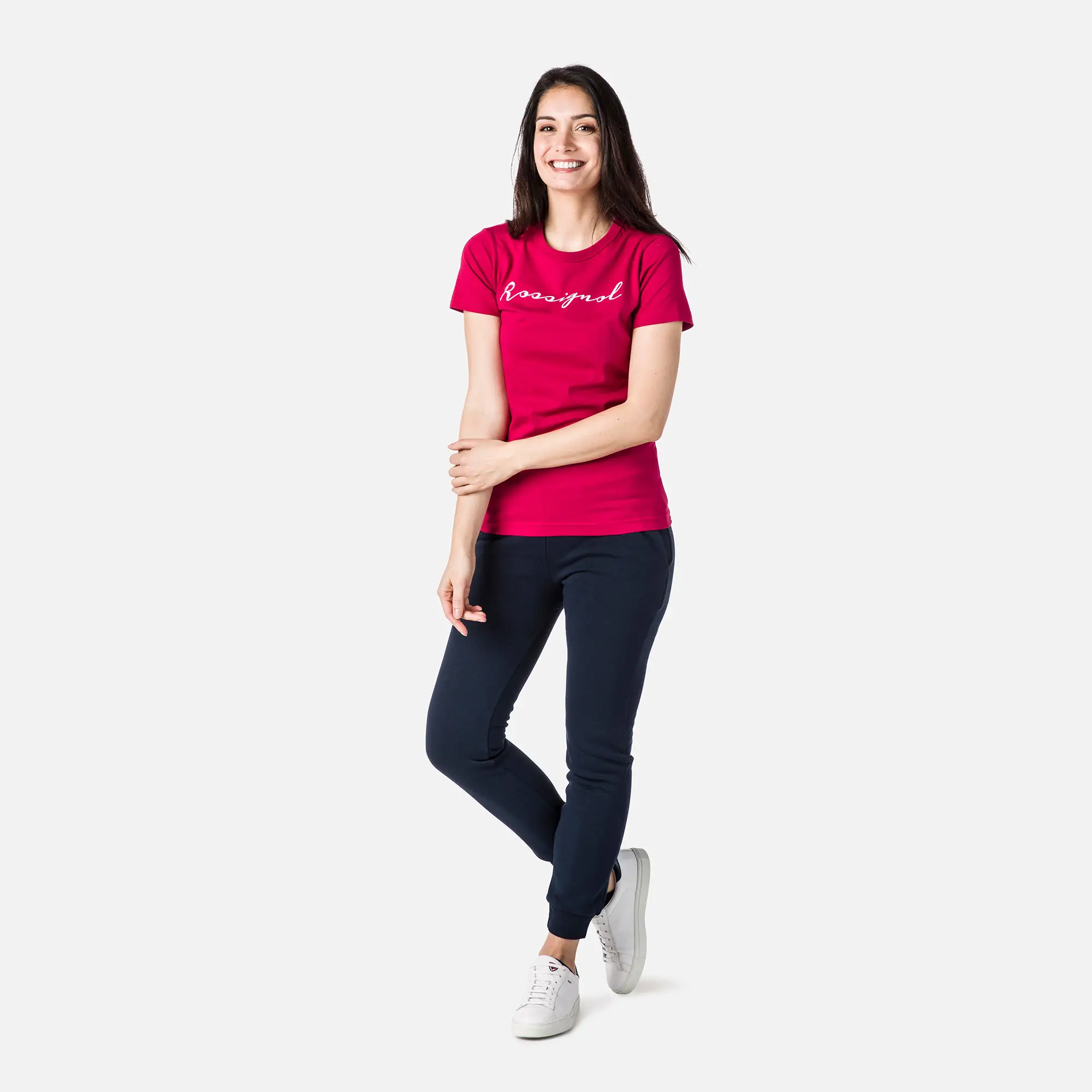Femei - Tricou dama Rossignol W LOGO ROSSI TEE Cherry