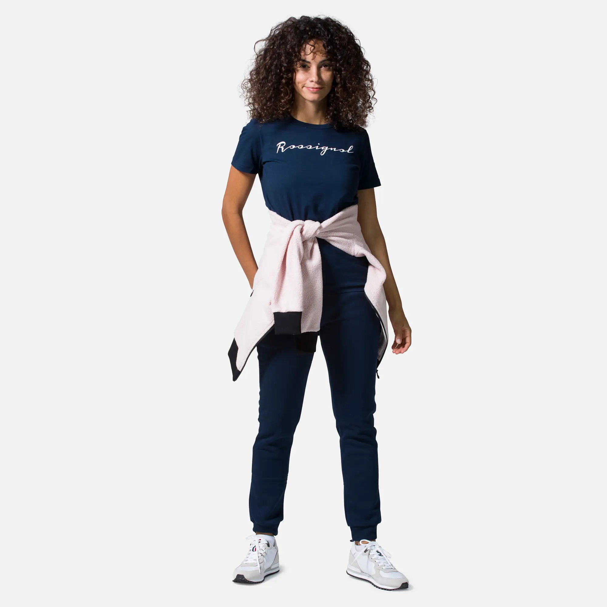 Tricou dama Rossignol W LOGO ROSSI TEE Dark navy [3]