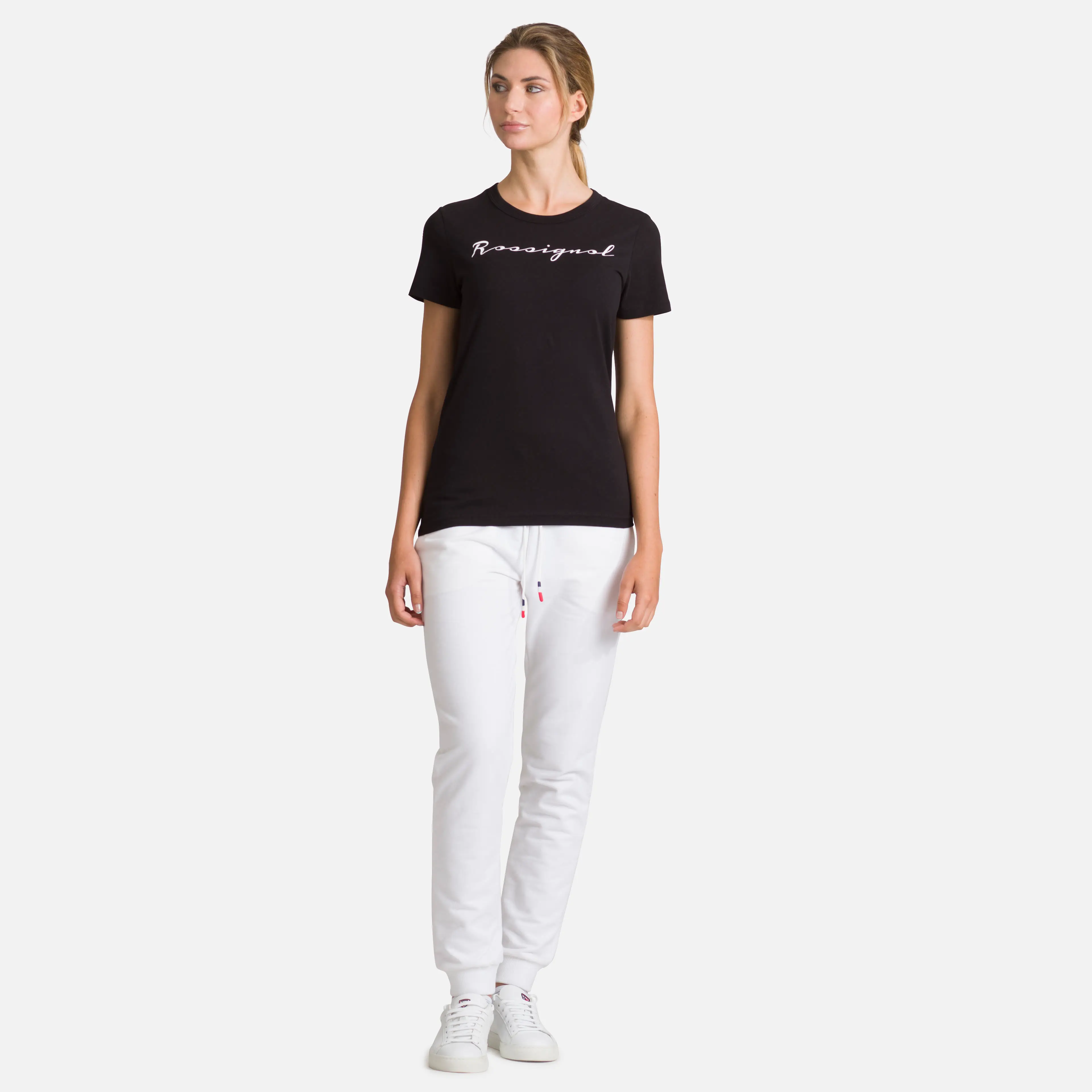 Tricou dama Rossignol W LOGO ROSSI TEE Black [4]