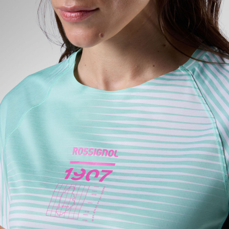 Tricou dama Rossignol W SAPA ULTRA - White Line Fogg [1]