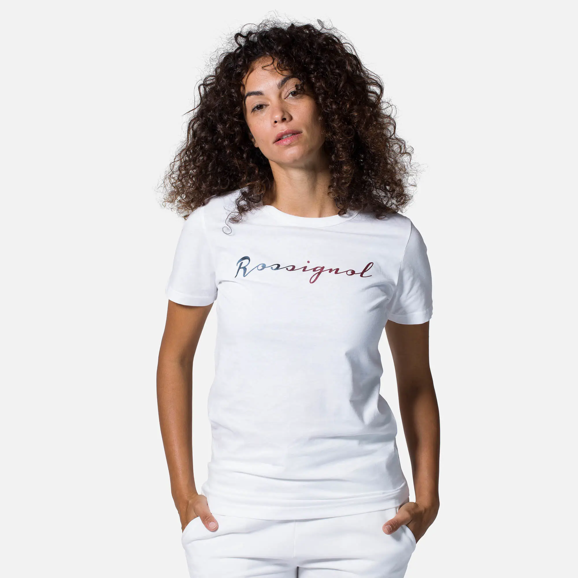 Rossignol - Tricou dama Rossignol W LOGO ROSSI TEE White