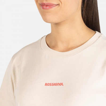 Tricou dama Rossignol W WATERFALL - Whitecap Sand [4]