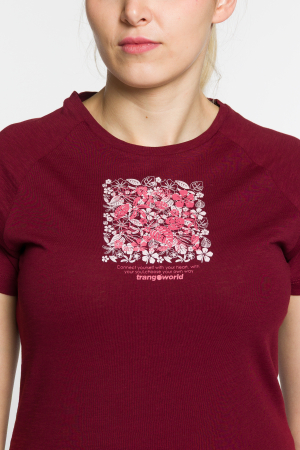 Tricou dama Trangoworld COBDEN-Tawny Port [2]