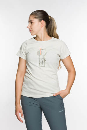 Tricouri drumetie - Tricou dama Trangoworld  SERPE White Onyx