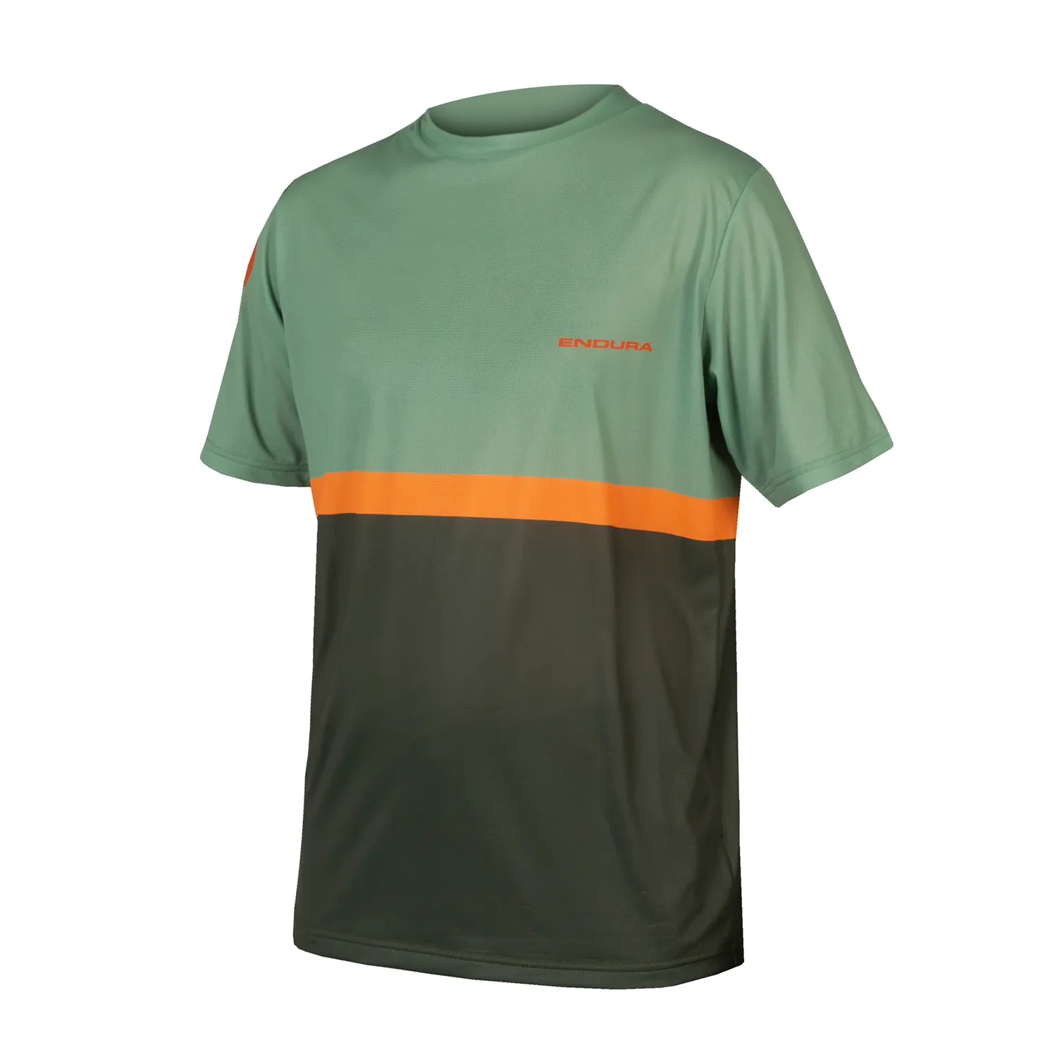 Tricouri ciclism - Tricou Endura SINGLETRACK Core T II Tangerine