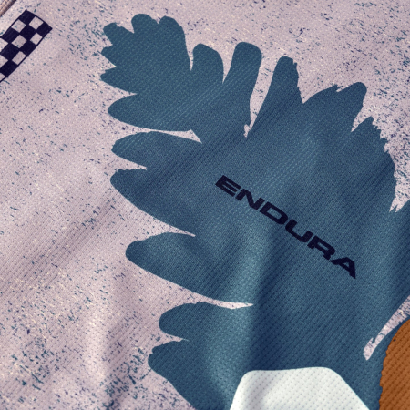 Tricou pentru barbati ENDURA SINGLETRACK S/S PRINT - TITANIUM [7]