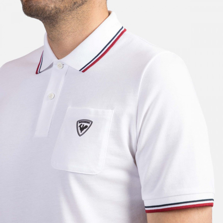 Tricou polo barbati Rossignol PRESSET POCKET - White [4]