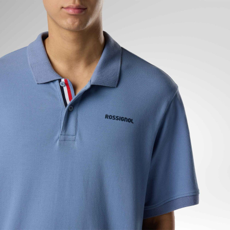 Tricou polo barbati Rossignol M LOGO POLO - Stonewash [3]