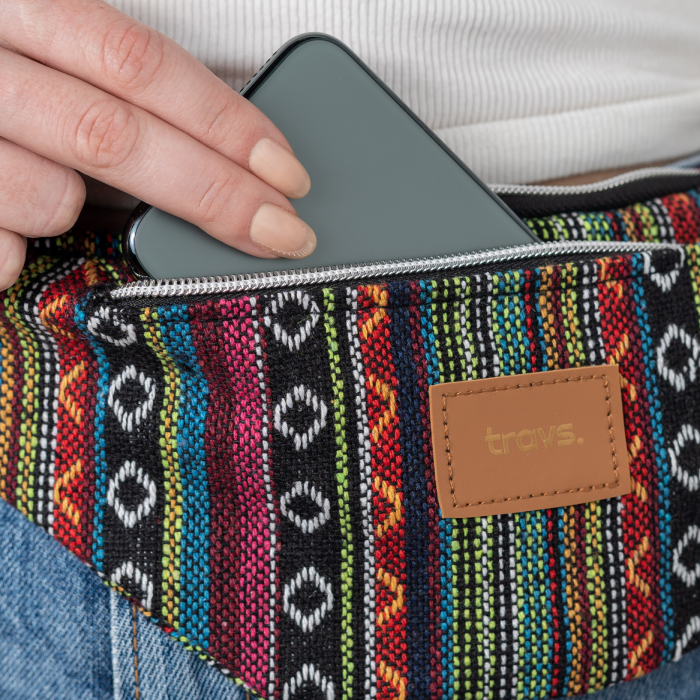 Borseta AMED colorata din material textil cu doua buzunare [3]