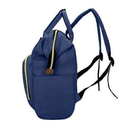 Geanta rucsac multifunctional 3in1, bleumarin din panza oxford pentru bebelusi, copii si mamici, 39cm x26cm x18cm [1]