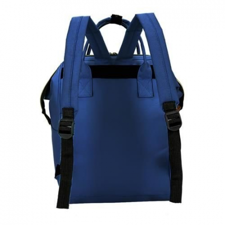 Geanta rucsac multifunctional 3in1, bleumarin din panza oxford pentru bebelusi, copii si mamici, 39cm x26cm x18cm [2]