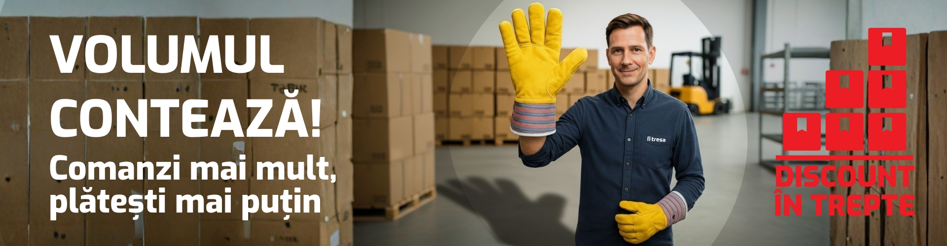 Manusi de protectie - Discounturi in trepte