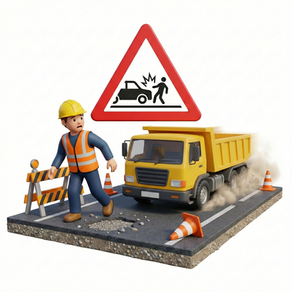 Trafic rutier și utilaje grele