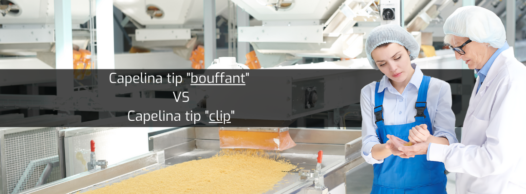 Care este diferența dintre capelina tip "bouffant" și capelina tip "clip"?