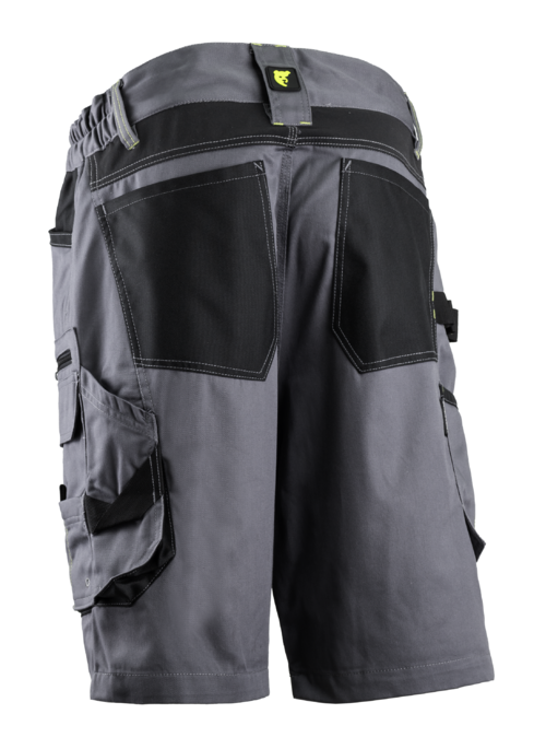 BARU, Bermude din twill bumbac-poliester, cu întărituri Oxford și zone elastice, 270 g/mp [2]