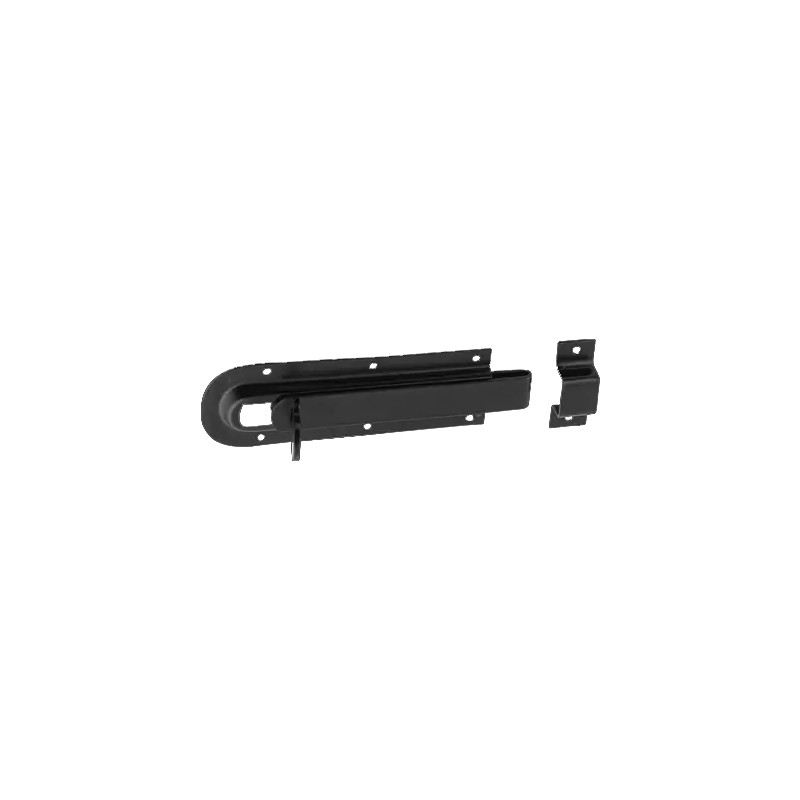 Balamale, zăvoare și role pentru porți - Zavor 140 x 46 mm, negru - WZD140-194084