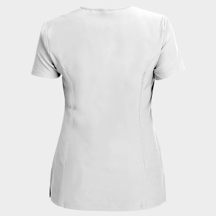 NOBBY WHITE, Tunică medicală pentru femei din poliester 94% și spandex 6%, 170 g/mp [4]